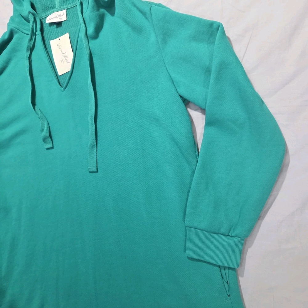 Universal Thread Women's Mini Fleece Long Sleeve Green Tunic Dress Size M NWT - Picture 4 of 13
